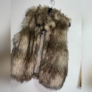 Faux Fur Vest Size XL